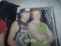 DISQUE VINYLE SIGNÉ/AUTOGRAPHE DE YES BIG GENERATOR PAR JON ANDERSON & ALAN WHITE