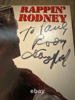 DISQUE VINYLE SIGNÉ RAPPIN' RODNEY DE RODNEY DANGERFIELD 1983 COMÉDIE RCA
