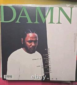 Damn. Pochette de vinyle (sans disque) signée avec un autographe de Kendrick Lamar
