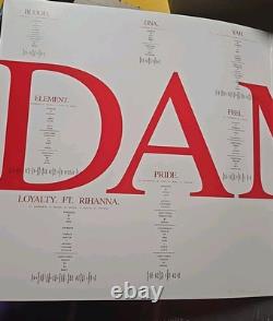 Damn. Pochette de vinyle (sans disque) signée avec un autographe de Kendrick Lamar