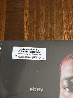 Danny Brown Quarante Vinyle SIGNÉ / AUTOGRAPHIÉ LP Rouge EN MAIN