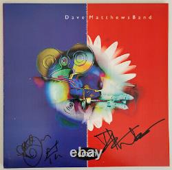 Dave Matthews Signé Crash Album Coa Preuve Exacte Autographié Vinyle Tim Reynolds
