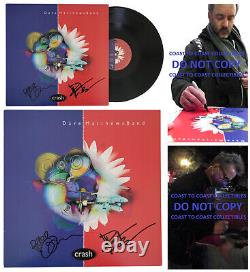 Dave Matthews a signé l'album Crash COA Preuve Autographié Vinyle LP Tim Reynolds