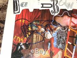 David Bowie Rare Main Authentique Signé Disque Vinyle Lp Entièrement Autographié & Real