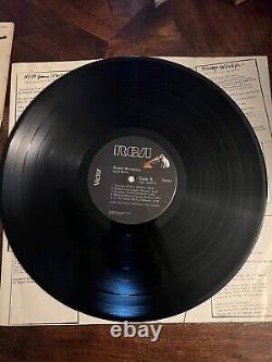 David Bowie Vinyle LP signé Scary Monsters Super Creeps Disque autographié