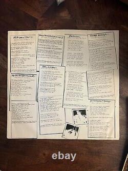 David Bowie Vinyle LP signé Scary Monsters Super Creeps Disque autographié