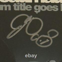 Deadmau5 Album rare signé Titre Goes Here Vinyle Bleu Autographié EDM EN MAIN