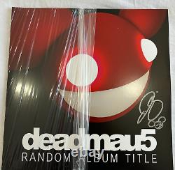 Deadmau5 Amoeba Album Titre Aléatoire Vinyle Rouge Signé Prévente EDM Autographié