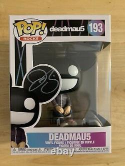 Deadmau5 Signé Funko Pop Rare Autographié #193 Deadmaus Authentic