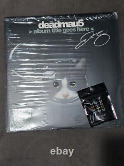 Deadmau5 VINYL AUTOGRAPHIÉ X/55 Titre de l'Album Ici 2LP En Main (Neuf) Avec Pins