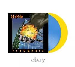 Déf Leppard Pyromania INSERT signé Autographié COA 40ème Édition Limitée Vinyle 2LP EN MAIN