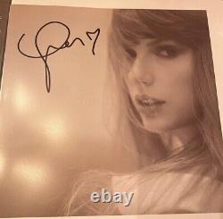 Département des poètes torturés de Taylor Swift Vinyle Photo signée AVEC cœur (RARE!)