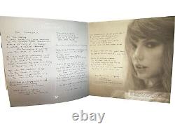 Département des poètes torturés de Taylor Swift Vinyle Photo signée AVEC cœur (RARE!)