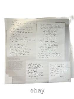 Département des poètes torturés de Taylor Swift Vinyle Photo signée AVEC cœur (RARE!)