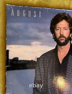 Disque Vinyle 12' Signé Eric Clapton Autographié Août 1986 Guitare Rock Anglais
