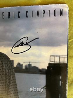 Disque Vinyle 12' Signé Eric Clapton Autographié Août 1986 Guitare Rock Anglais