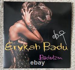 Disque Vinyle Erykah Badu Signé Autographe Avec Preuve