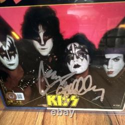 Disque Vinyle Original Autographié KISS Polystar Japonais Signé Musique Ace Freley