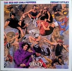 Disque vinyle Freaky Styley des Red Hot Chili Peppers signé par Flea