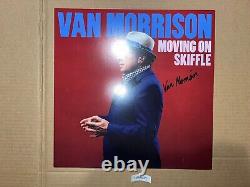 Disque vinyle LP autographié signé par Van Morrison : Moving on Skiffle Astral Weeks