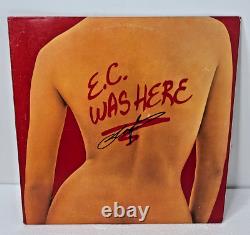 Disque vinyle LP signé d'Eric Clapton autographe E. C. Was Here certificat d'authenticité inclus