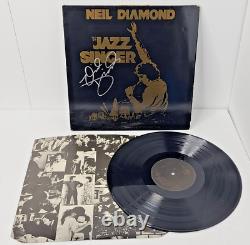 Disque vinyle LP signé et dédicacé de Neil Diamond The Jazz Singer sans certificat d'authenticité