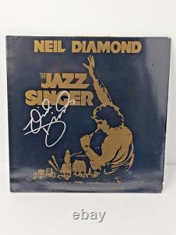 Disque vinyle LP signé et dédicacé de Neil Diamond The Jazz Singer sans certificat d'authenticité