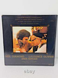 Disque vinyle LP signé et dédicacé de Neil Diamond The Jazz Singer sans certificat d'authenticité