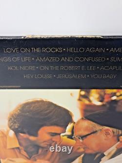 Disque vinyle LP signé et dédicacé de Neil Diamond The Jazz Singer sans certificat d'authenticité