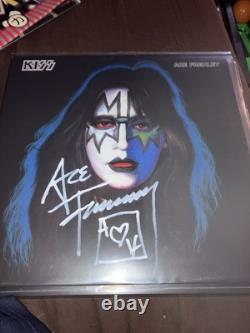 Disque vinyle LP solo de KISS signé et autographié par Ace Frehley, THE SPACEMAN