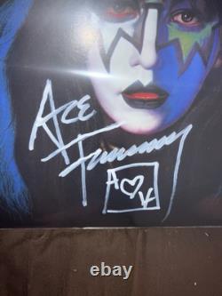 Disque vinyle LP solo de KISS signé et autographié par Ace Frehley, THE SPACEMAN