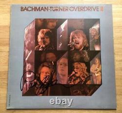 Disque vinyle album Bachman Turner Overdrive II signé par Randy Bachman