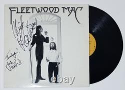 Disque vinyle auto-intitulé FLEETWOOD MAC SIGNÉ avec certificat JSA, dédicacé par Mick et John