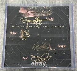 Disque vinyle autographié à la main par Sammy Hagar et The Circle avec JSA COA