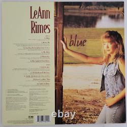 Disque vinyle de l'album Blue signé par LeAnn Rimes avec certificat d'authenticité preuve exacte autographiée