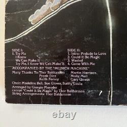 Disque vinyle signé de Donna Summer A Love Trilogy, autographe classique disco des années 1970