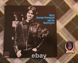 Disque vinyle signé de George Thorogood avec certificat d'authenticité Beckett BAS #BJ45192