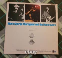 Disque vinyle signé de George Thorogood avec certificat d'authenticité Beckett BAS #BJ45192