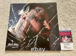 Disque vinyle signé de Jelly Roll avec certificat d'authenticité JSA, Ballads of the Broken autographe