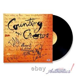 Disque vinyle signé des Counting Crows 'August And Everything After' PSA/DNA Au