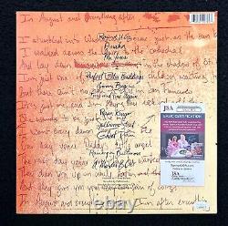 Disque vinyle signé des Counting Crows, autographié par 3, Adam Duritz, certificat d'authenticité JSA