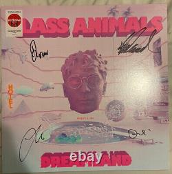Disque vinyle vert Glass Animals Dreamland signé et dédicacé
