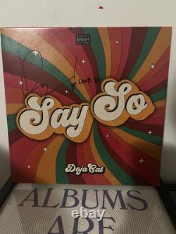 Doja Cat Say So et Nicki Minaj 12 Vinyle Simple avec Autographe