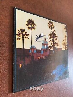 Don Henley Autographied Vinyl 1976 Hôtel California-signé Eagles Avec Coa