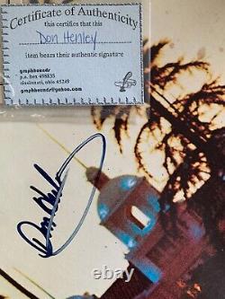Don Henley Autographied Vinyl 1976 Hôtel California-signé Eagles Avec Coa