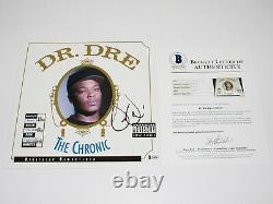 Dr. Dre Signed’the Chronic' Album Vinyl Record Lp Beckett Coa N. W. Un Eminem 2001