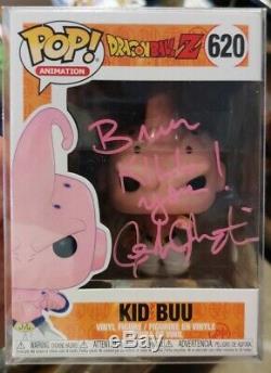 Dragon Ball Z Kid Buu # 620 Funko Pop Jsa Autographié Signé Par Josh Martin