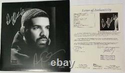 Drake Autographed Signé Authentic Scorpion Album Full Vinyl Ovo +6 Rare Jsa Loa