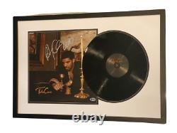 Drake Signed Take Care Framed Vinyl Album Autographe 6god Inscription Ovo Beckett