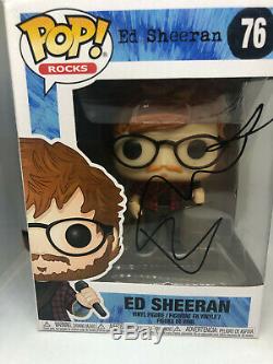 Ed Sheeran A Signé Funko Pop